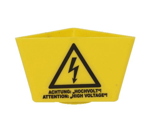 Warnschild, elektrische Spannung