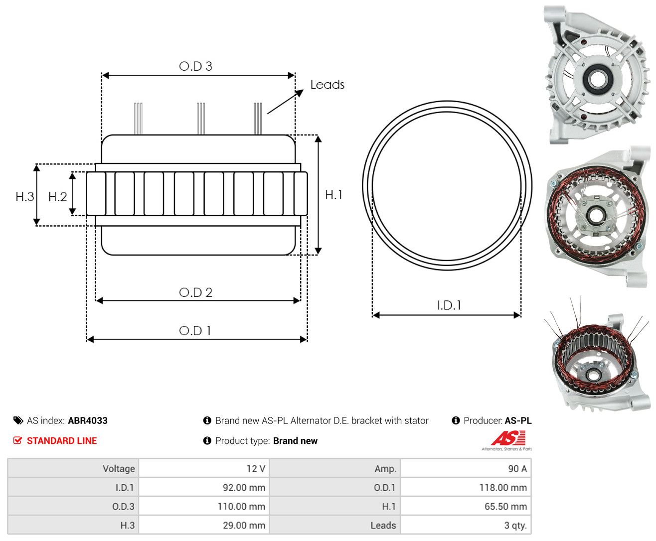 Stator, Generator
