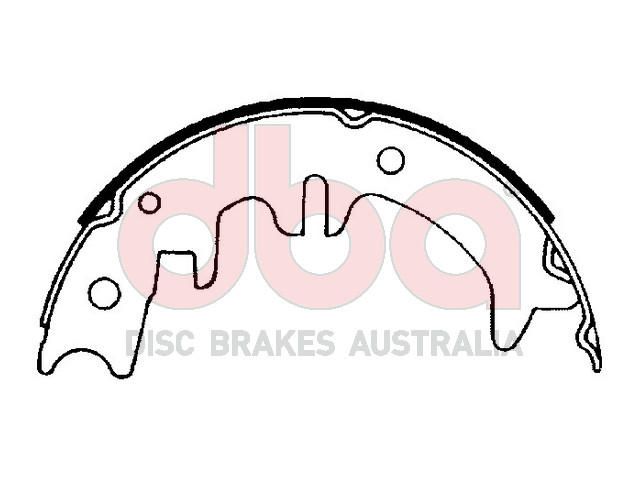 Street Series Brake Shoes [Toyota Parking Brake 167mm] - TecDoc Only