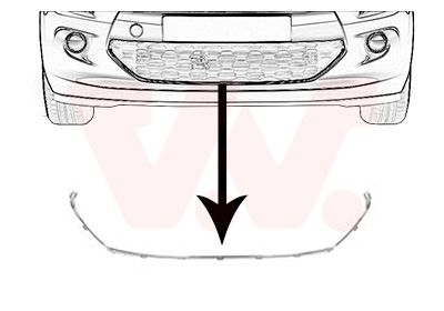 VAN WEZEL 0934598 Frame, radiator grille