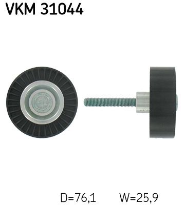 SKF VKM 31044 Deflection/Guide Pulley, V-ribbed belt