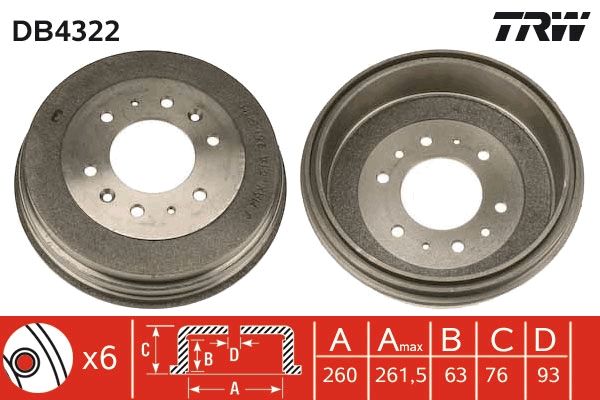 TAMBOUR DE FREIN  9900