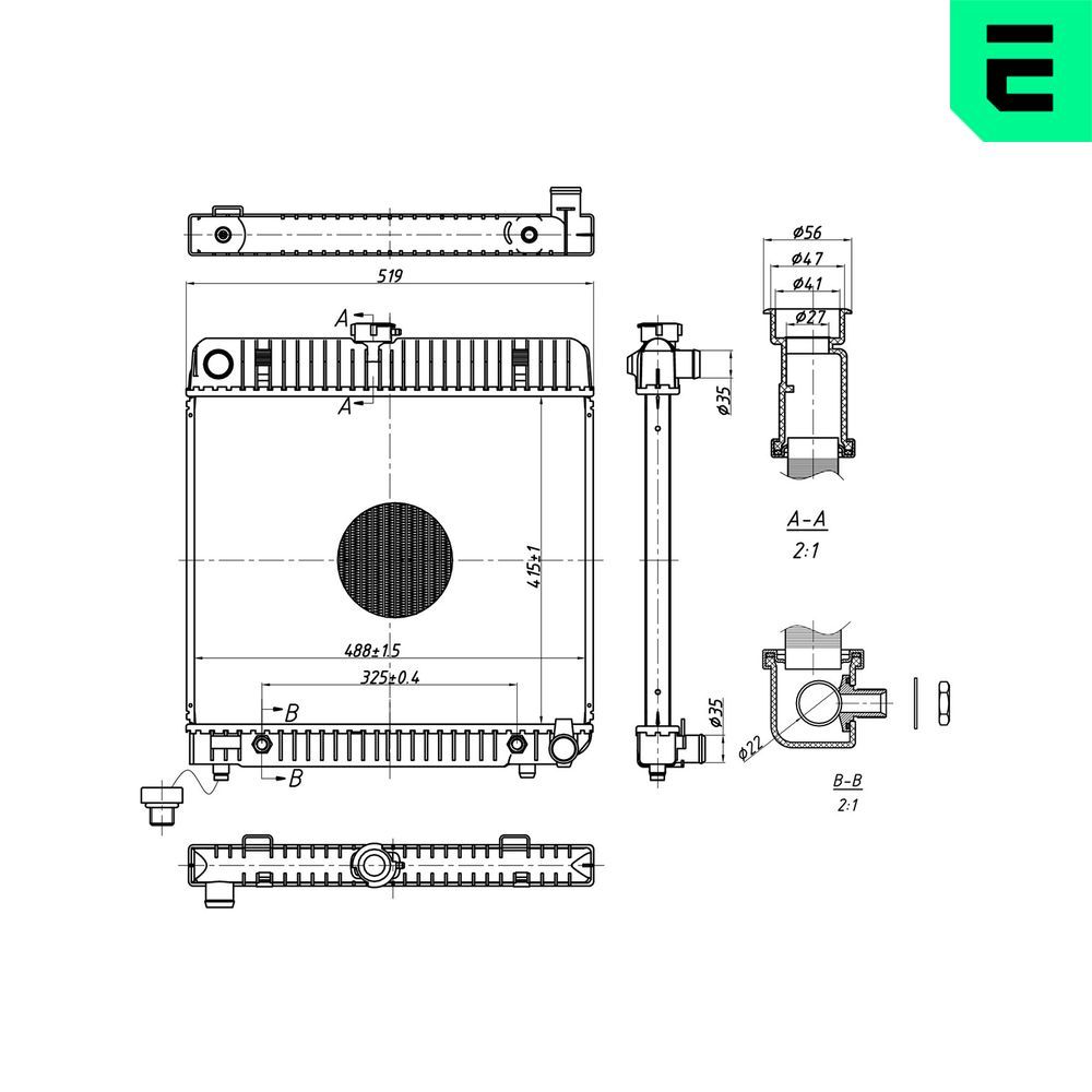 K&uuml;hler, Motork&uuml;hlung