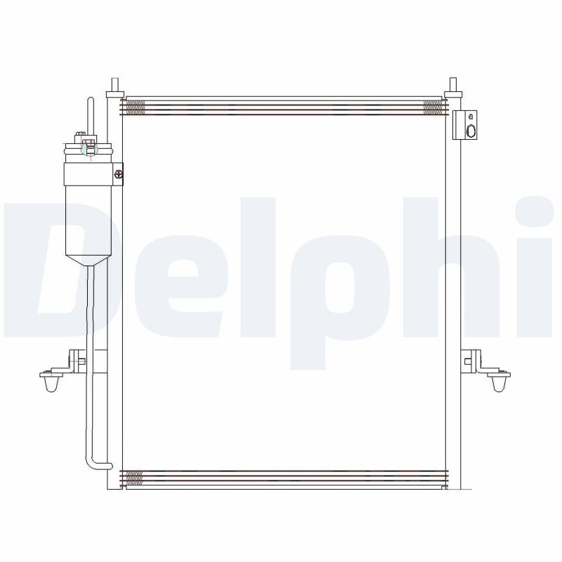 CF20286 DELPHI kondenzátor, klíma