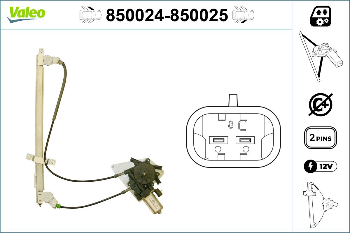 VALEO 850024 - Fensterheber