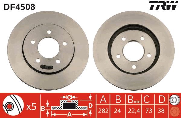 Brake Disc DF4508