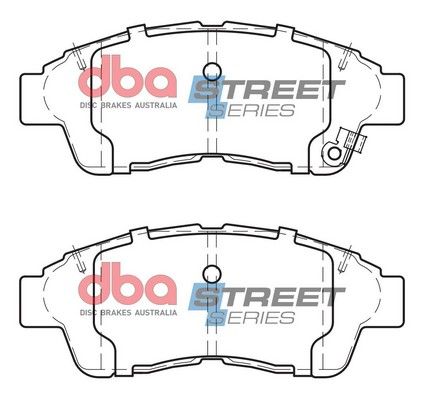 DBA SS STREET SERIES BRAKE PADS [ Holden & Toyota 1991-2002 F ] - TecDoc Only