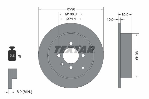 Brake Disc 92080703