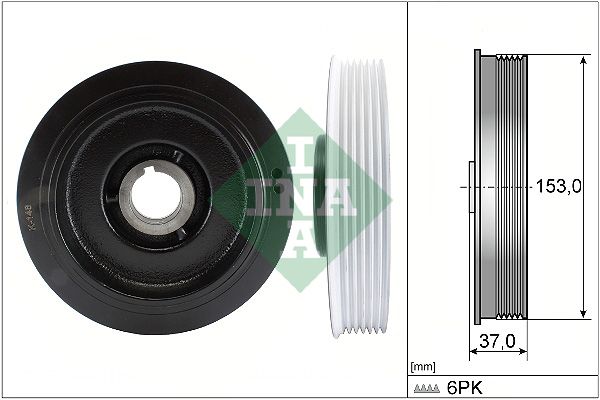 Belt Pulley, crankshaft 544 0058 10