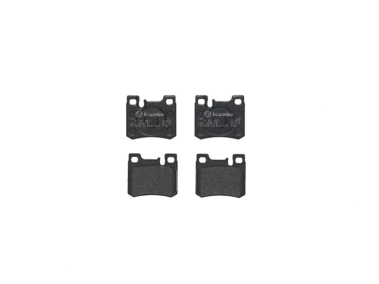 BREMBO P 50 012 - Bremsbelagsatz, Scheibenbremse PRIME LINE