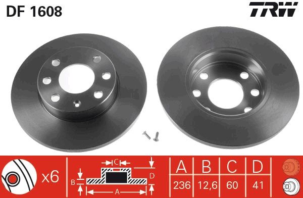 Brake Disc DF1608