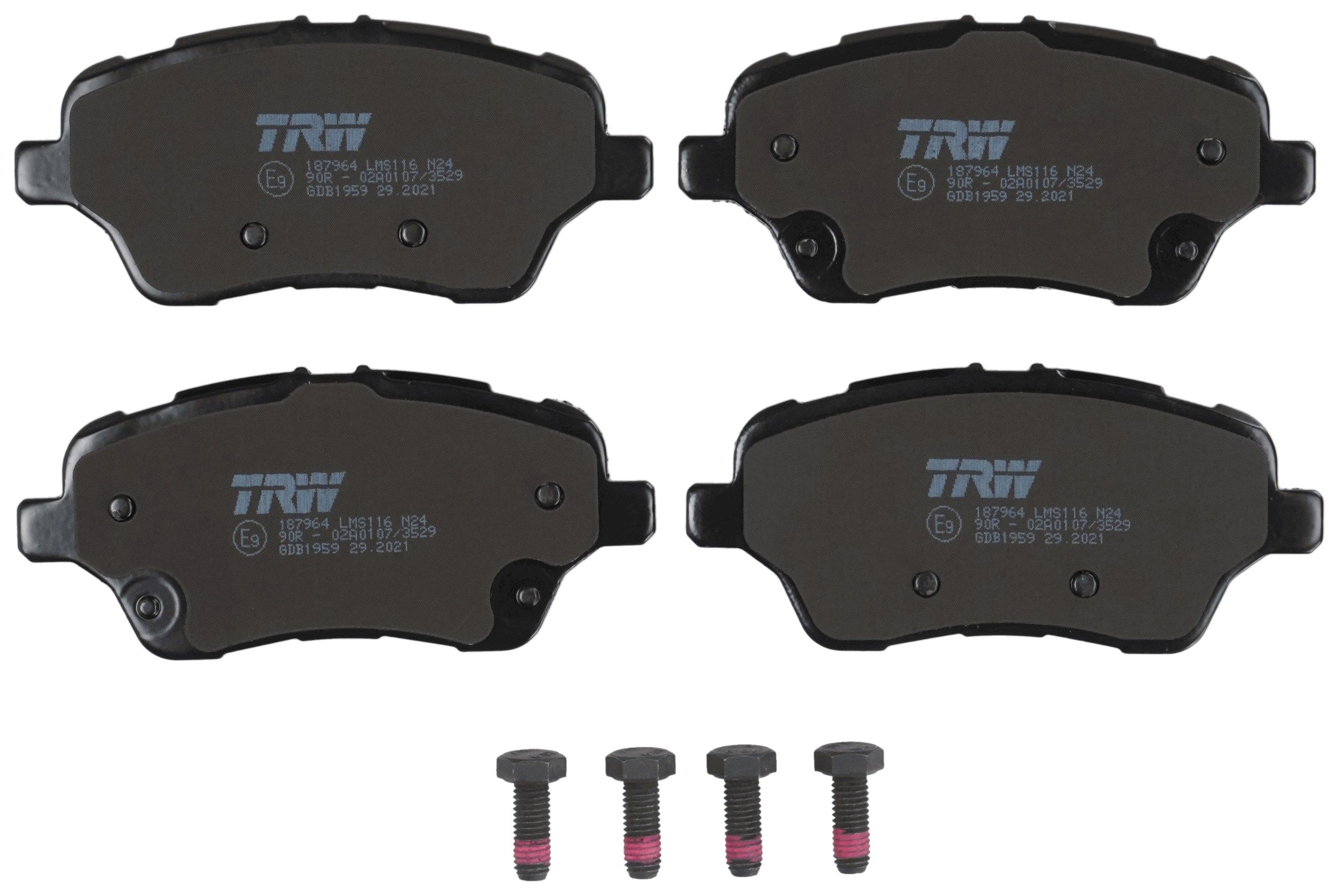 TRW DISC BRAKE PADS - TecDoc 2
