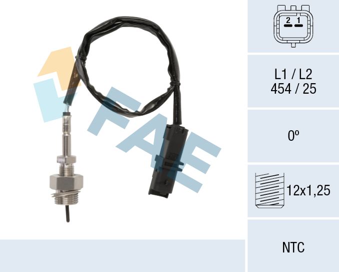 Sensor, Abgastemperatur
