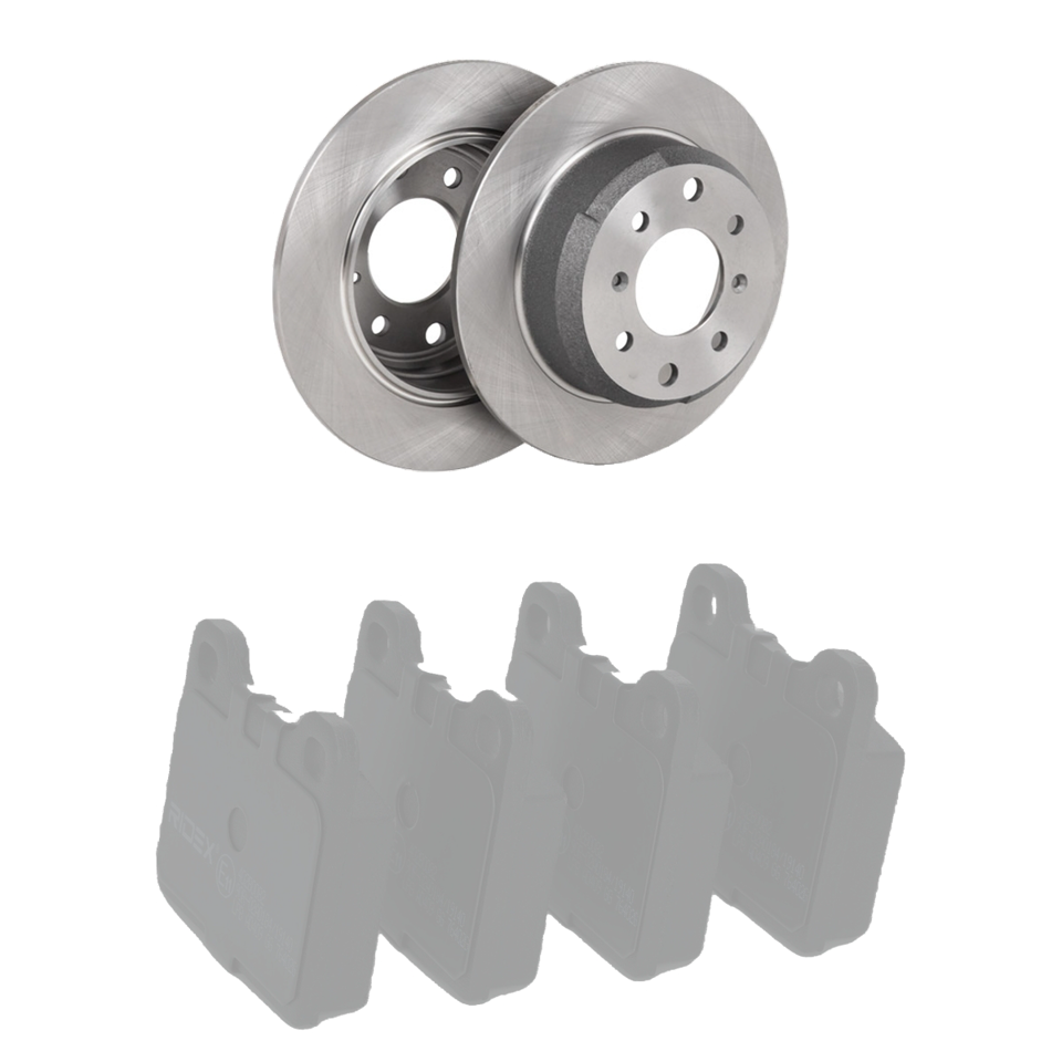 Remmenset, remschijf