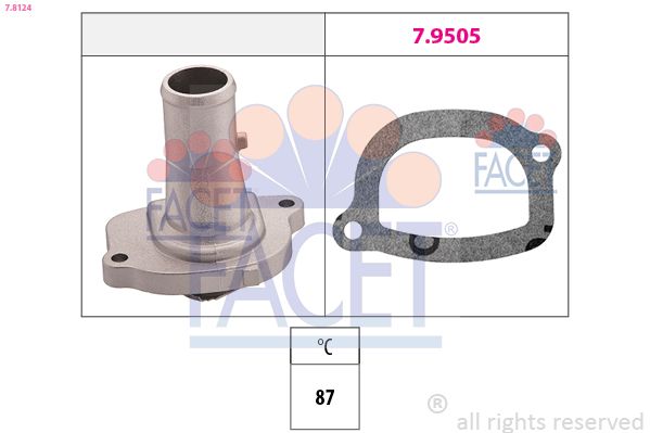 Thermostat, coolant 7.8124