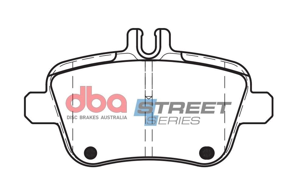 DBA SS STREET SERIES BRAKE PADS [ Mercedes Benz GLA Class/B Class/A Class - 2012 - 2018 R ] - TecDoc Only