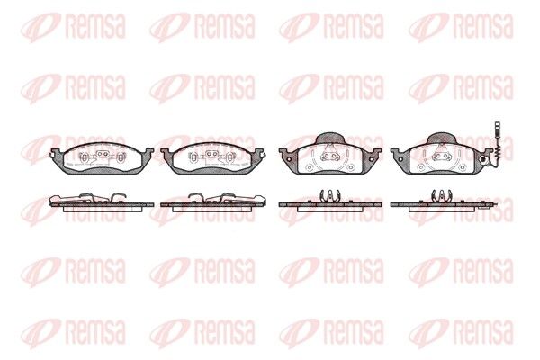 Brake Pad Set, disc brake 0697.01