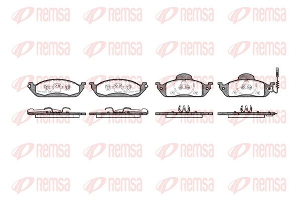 Premium Front Brake Pad Set Premium Front Brake Pad Set