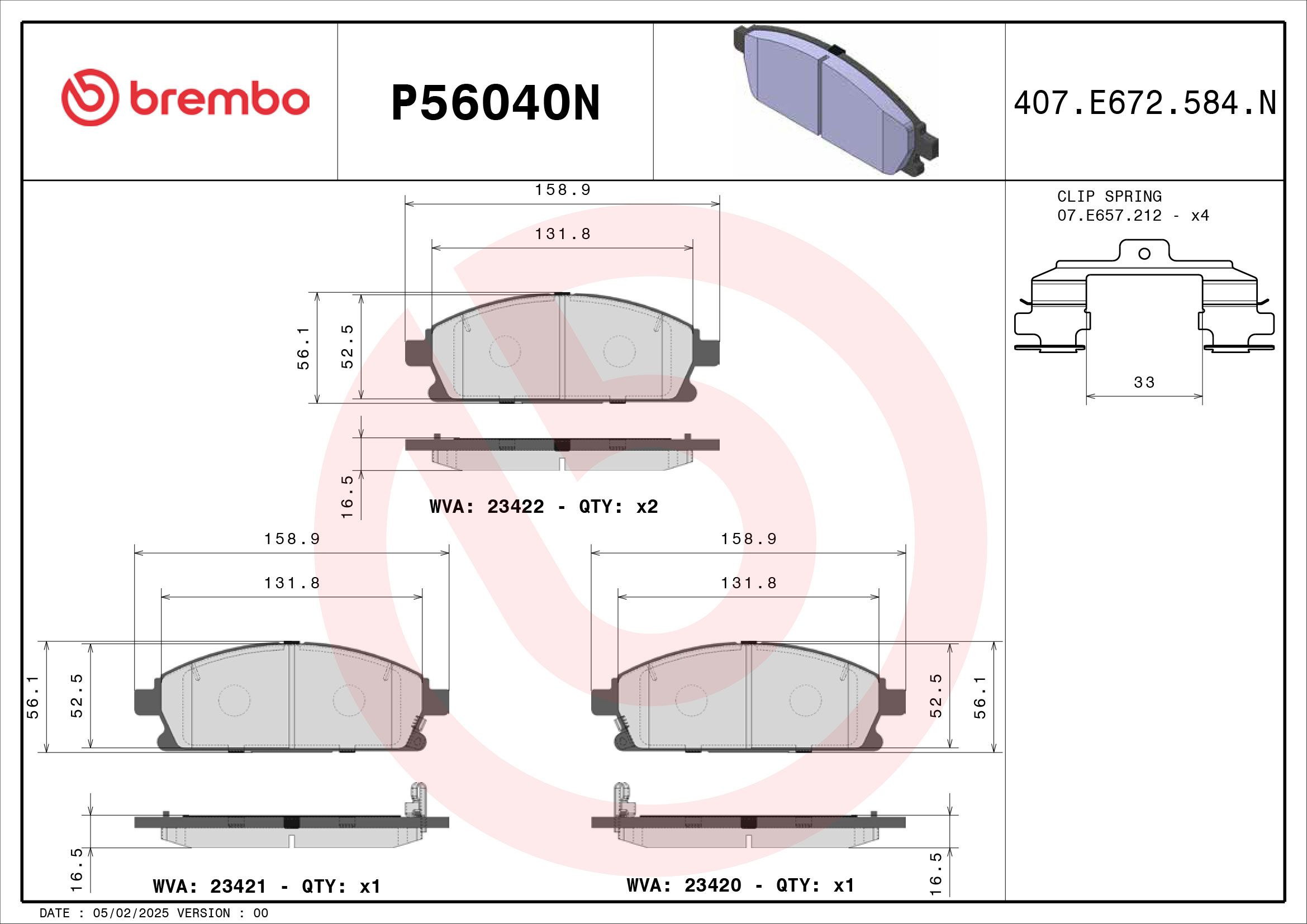 NISSAN PATHFINDER R50 96-01 (FRT) *Holes - TecDoc 1