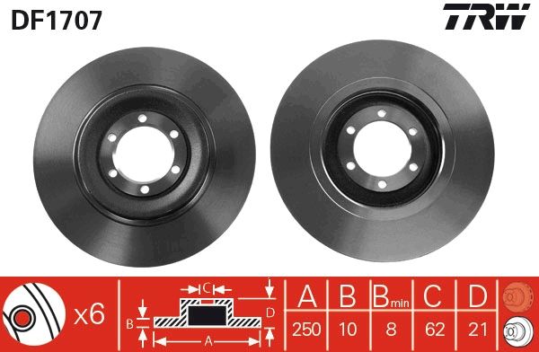 PAIRE DE DISQUES  9900