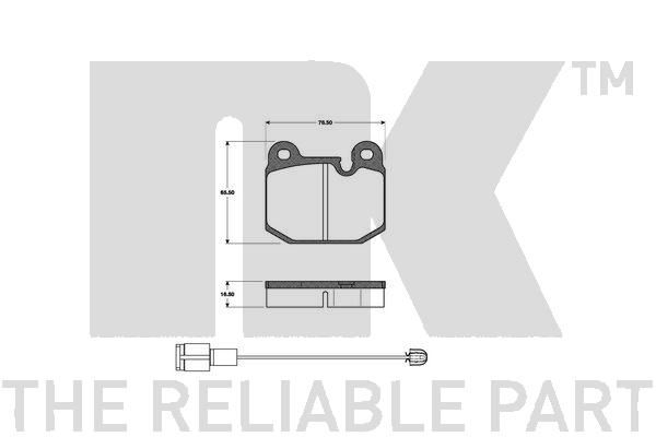 Bremsbelagsatz, Scheibenbremse