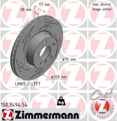 Brake Disc 150.3494.54