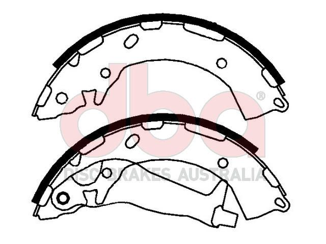 Street Series Brake Shoes [Hyundai Getz 203.2mm] - TecDoc Only