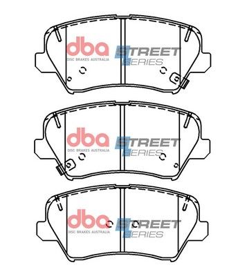 DBA SS STREET SERIES BRAKE PADS [Hyundai i30 2013 - 2017 on F] - TecDoc Only