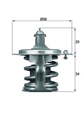 Thermostat, Kühlmittel