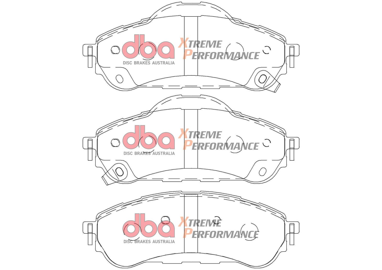 DBA XP PERFORMANCE BRAKE PADS [ Ford Everest 7/2015-on R ] - TecDoc Only