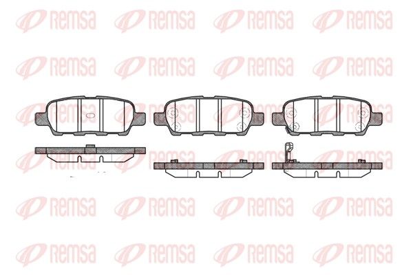 Premium Rear Brake Pad Set Premium Rear Brake Pad Set