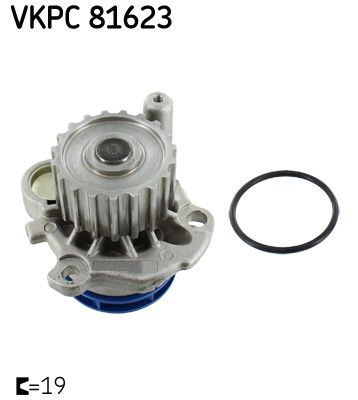 Water Pump, engine cooling VKPC 81623