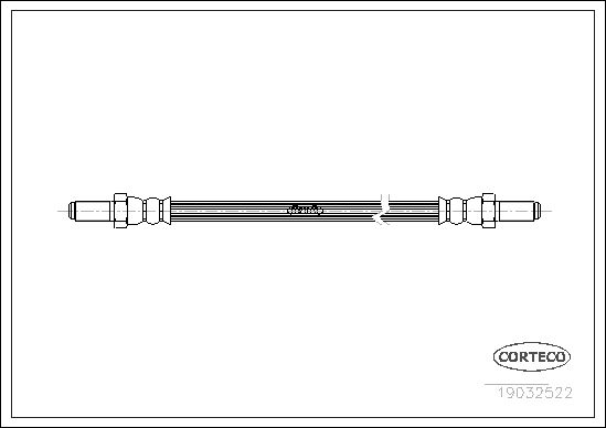 FLEXIBLE DE FREIN LDV-FIAT- LANC  0705