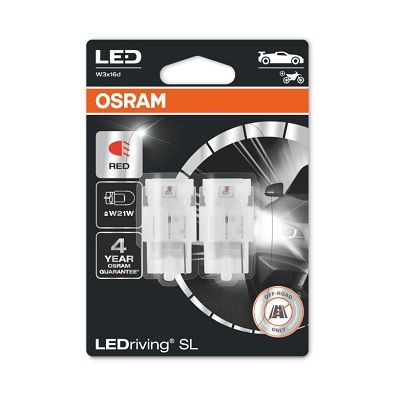 LAMPE LED LEDRIVING  SL W21W  RED