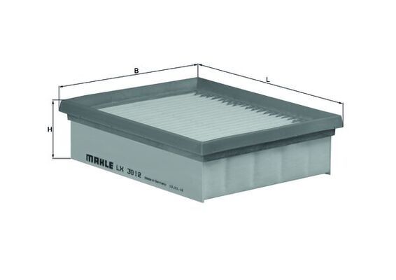 MAHLE LX 3012 - Luftfilter