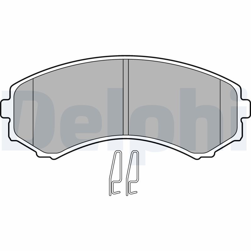 Brake Pad Set, disc brake LP1462