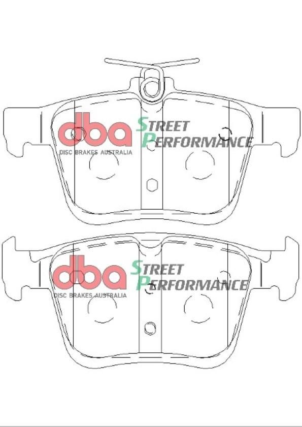 DBA SP PERFORMANCE BRAKE PADS [ VW Golf Mk VII R ] - TecDoc Only