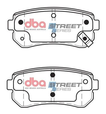 DBA SS STREET SERIES BRAKE PADS [ Hyundai & Kia 2003-2014 R ] - TecDoc Only