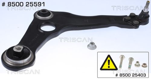 8500 25591 TRISCAN lengőkar, kerékfelfüggesztés