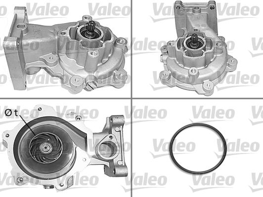 Water Pump, engine cooling 506693