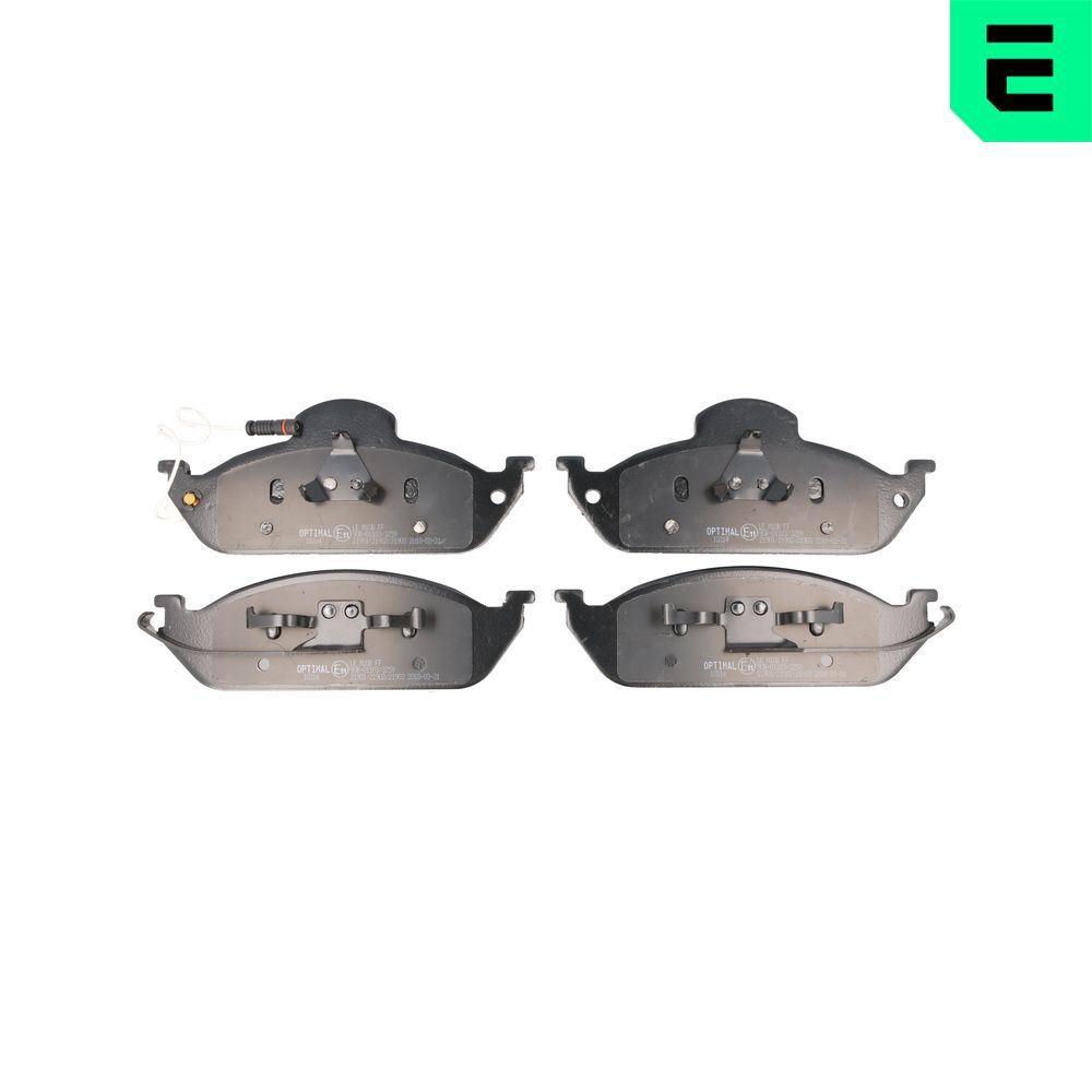 OPTIMAL BP-10314 - Bremsbelagsatz, Scheibenbremse