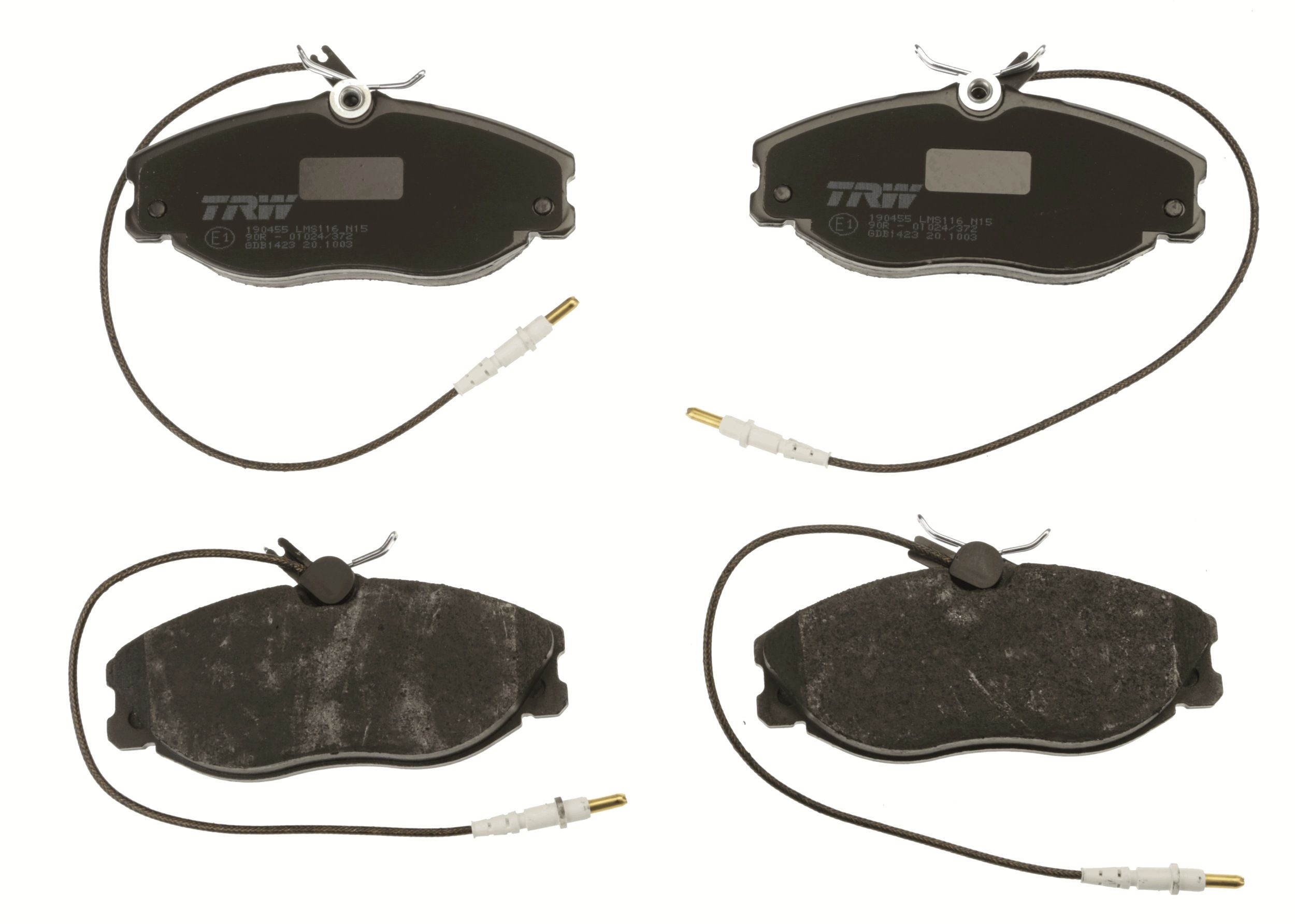 TRW DISC BRAKE PADS - TecDoc 2