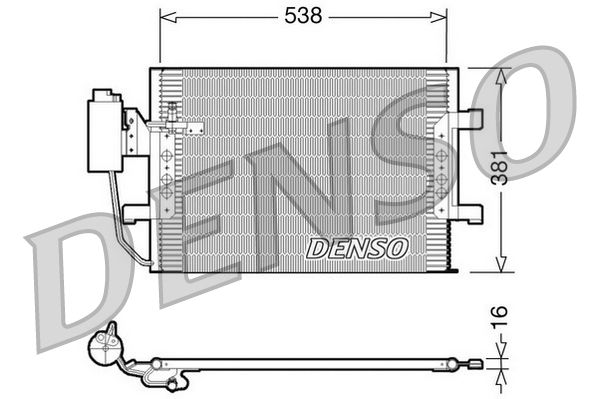 CONDENSEUR MERCEDES VANEO W414