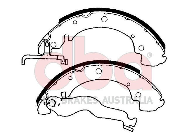 Street Series Brake Shoes [Volkswagen Transporter T4 270mm] - TecDoc Only