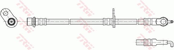 TRW BRAKE HOSE - TecDoc 2