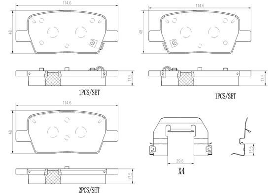HOLDEN ACADIA LT AC 18-20 (RR) *Holes - TecDoc 1