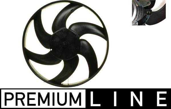 L&uuml;fter, Motork&uuml;hlung