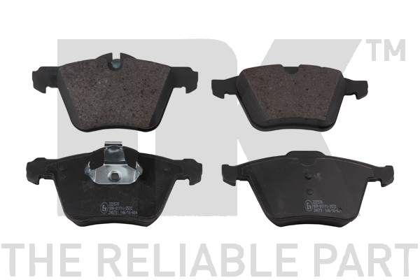 Bremsbelagsatz, Scheibenbremse