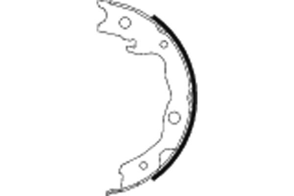 Brake Shoe Set, parking brake 91068200