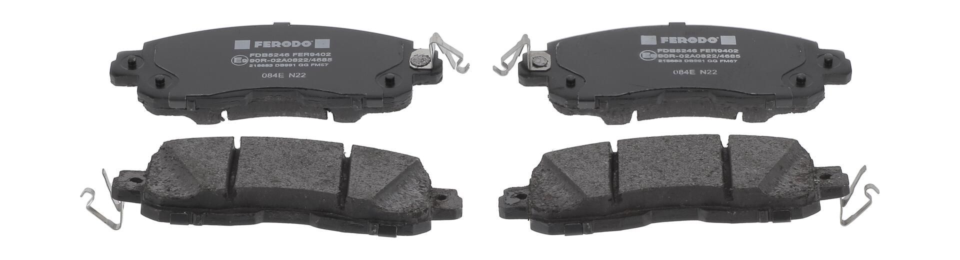 FERODO FDB5246 - Bremsbelagsatz, Scheibenbremse PREMIER ECO FRICTION